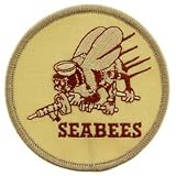 U.S. Navy Seabees Patch Brown 3 U.S. Navy Seabees Patch Brown 3"