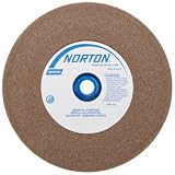 Norton Gemini Bench and Pedestal Grinding Wheel, Type 01, Round Hole, Aluminum Oxide by Norton