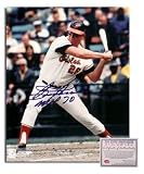Boog Powell Baltimore Orioles MLB Autographed 8x10 Photograph Home Jersey Swinging with "MVP 70" Inscription