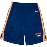 Reebok Denver Broncos Boys (4-7) Rookie Shorts Kids 5-6 Medium