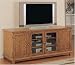 Antique Oak 66" Wide Video Console By Powell Furniture