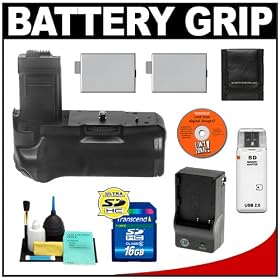 Vivitar Series 1 BG-E5 Battery Grip for the Canon EOS Rebel XS, XSi & T1i Digital SLR Cameras with (2x) LP-E5 Batteries + 16GB Card + Accessory Kit