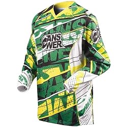 Answer Racing Alpha Air Men's Off-Road Motorcycle Jersey - Yellow/Green
