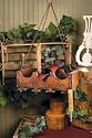 Olde Wine Bar Hanging Bottle Stemware Glass Rack
