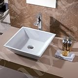 Luxier CS-006 Bathroom Porcelain Ceramic Vessel Vanity Sink Art Basin