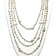 HinsonGayle Artisan Collection "Celeste" Four-Strand Handpicked White Cultured Pearl Necklace