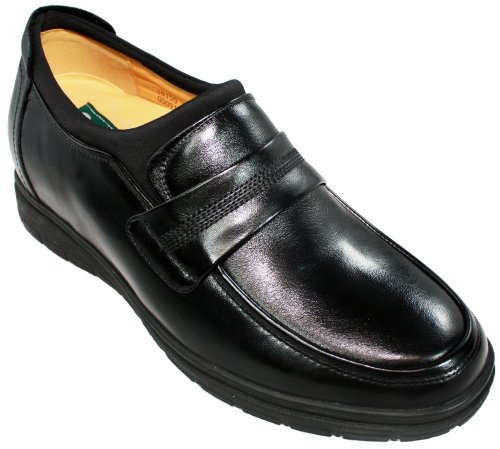 CALDEN - K19150 - 2.4 Inches Taller) - Height Increasing Shoes for Men (Black Casual Shoes
