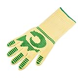 Exclusive Extra Long Cuff Kitchen Gloves, Nomex® Glove -- Made of Dupont Nomex® & Kevlar® ,Withstands Heat up to 480 Degrees Farenheit.