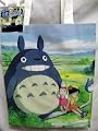 Totoro: Cat Bus and Totoro Tote Bag 14 x 12
