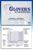 GLOVER SCOREBOOKS FOR baseball/SOFTBALL, SCORING SHEET ONLY 50 REFILL