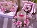 Elegant Frosted Lavender Glass Flower Candle Holder (Set of 18) - Baby Shower Gifts & Wedding Favors
