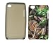 Amazon Forest Design 2 in 1 Hybrid Style (Soft Silicone and Hard Cover) Snap on Protective Case for Apple Ipod Touch 4 4th + Microfiber Pouch Bag