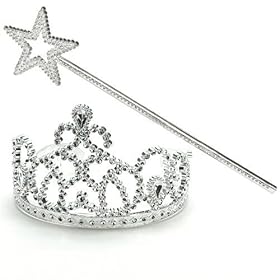  Princess Tiara & Wand Set (1) Party Supplies