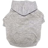 Zack & Zoey Polyester/Cotton Basic Dog Hoodie, X-Large, 24-Inch, Nautical Blue