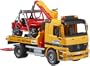 Bruder MB Actros Tow Truck With Cross Country Vehicle