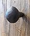 Lot of 6 Very Primitive & Rustic ROUNDISH KNOB Drawer Door PULL 1.5