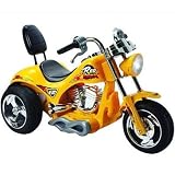 Red Hawk Motorcycle 12V in Yellow