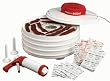 Nesco FD-28JX Jerky Xpress 4 Tray with Jerky Gun 4 Spices White