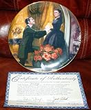 Collector Plate - Gone with the Wind - Golden Anniversary Series Plate #4 - The Proposal