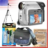 Canon ZR850 Mini DV Video Camera Camcorder with Starter Accessories