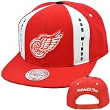 NHL Mitchell Ness Panel Throwback Logo Snapback Hat Cap NE34 Detroit Red Wings