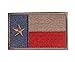 AxeSickle (2x3 Inches) Texas State Flag Patch Texas State Lonely Star Flag Morale Patch - 4 Pcs!