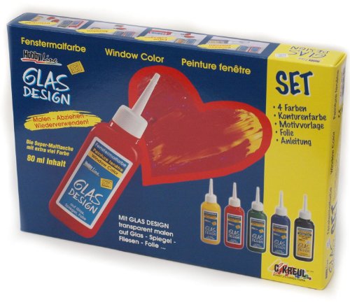 Hobby Line 42750 - Glas Design Fenstermalfarben Set Preisvergleich