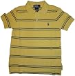 Ralph Lauren Toddler Boys Polo Shirt Yellow with Blue Stripes Available in Many Sizes
