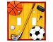Lets Play Ball Sports Double Switch Plate Cover