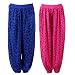 NumBrave Printed Viscose Pink & Blue Harem Pants (Pack of 2) RS.649.00