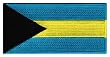 Bahamas Flag Embroidered Patch Bahamian Islands Iron-On National Emblem