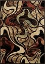 Home Dynamix Catalina 4473-450 Black 5-Feet 3-Inch by 7-Feet 2-Inch Contemporary Area Rug