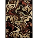 Home Dynamix Catalina 4473-450 Black 3-Feet 3-Inch by 5-Feet 2-Inch Contemporary Area Rug by 