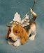 Beagle Dog Angel Christmas Ornament Figurine