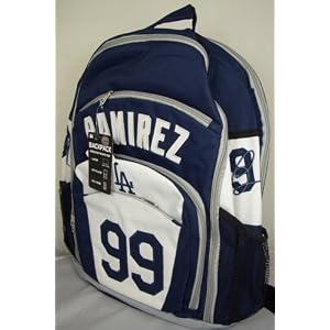 Manny Ramirez Los Angeles Dodgers MLB Player Traditional Backpack