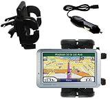 Garmin Nuvi 710 Auto Vent Holder with Car Charger - Uses Gomadic TipExchange