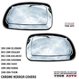 2002-2006 Cadillac Escalade Chrome Mirror Cap Covers