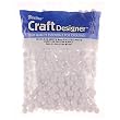 Faceted Beads, 8mm, White OP, 480pc Pkg Faceted Beads, 8mm, White OP, 480pc Pkg