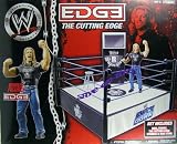 Eigenschaften Jakks JAKKS / WWE - Wrestling Ring - SMACK DOWN - The Cutting EDGE & Stool & Ring mit 