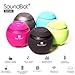 SoundBot SB580 Qi Charged Bluetooth 4.0 Wireless Speaker Inductive Charge Enabled + PowerBot PB1020 Wireless Qi Charger Charging Pad w/ Built-in Mic, 5Hrs Playback Time, NFC, Sensory Touch Control