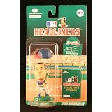 1996 - Corinthian - MLB - Headliners - David Justice - Atlanta Braves - Vintage 3 Inch Baseball Figure w/ Cap - Includes Collector's Catalog - OOP - Limited Edition - Collectible