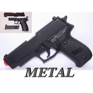 New YT381A Airsoft Gun Spring Pistol Full Metal Heavy Weight Pistol 1:1 Full Scale