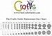 The Crafts Outlet 1,440pc Rhinestones Round 3mm (10ss) Flatback Royal Blue