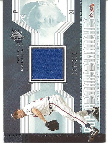 Greg Maddux 2002 SPx Jersey Card #170 047/800 Atlanta Braves