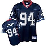 Aaron Schobel Jersey: Reebok Navy Replica #94 Buffalo Bills Jersey
