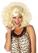 Pop Blonde Afro Wig - Adult Std.