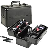 Pro Black Makeup Train Case