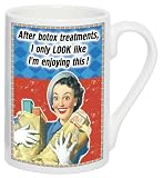 Santa Barbara MUG2-1080N Olive Sandwiches Mug, After Botox Treatments