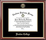 Boston College Eagles - Embossed Seal - Mahogany Gold Trim - Diploma Frame