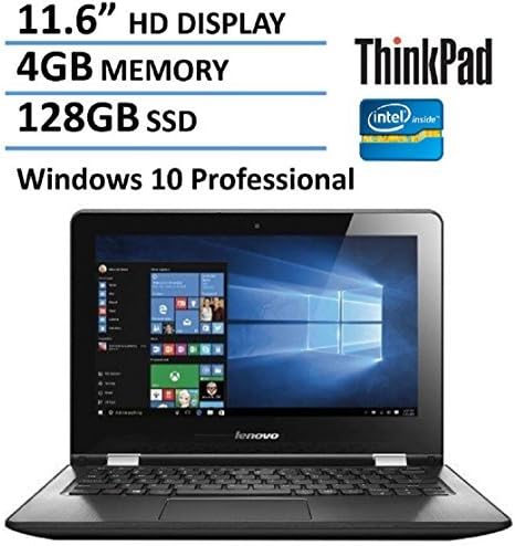 2016 Newest Lenovo Thinkpad Premium 11.6-inch Ultra-Durable Laptop, Quad-Core Intel N2940 up to 2.25GHz , 4GB DDR3L, 128GB SSD, Anti-Glare HD Display, HDMI, Bluetooth, Webcam, Windows 10 Professional